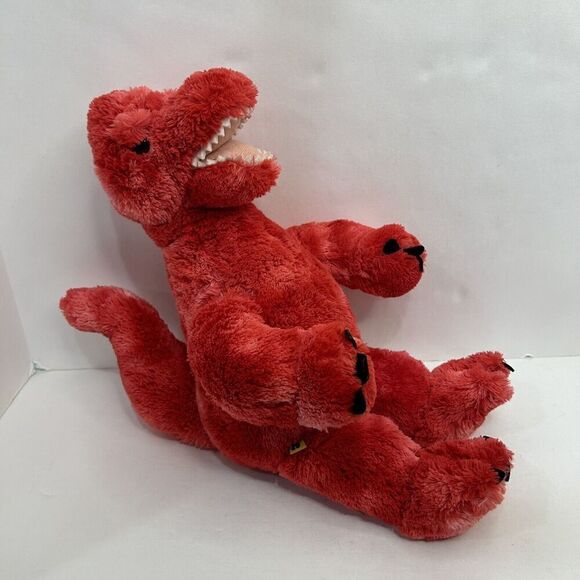 Build A Bear Plush Prehistoric Red Dino Brachiosaurus Dinosaur Stuffed Animal - Picture 2 of 4